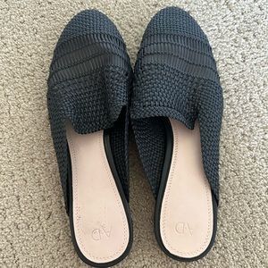 AD & Daughters Brookshire Slip On Mules, Size 10, Black